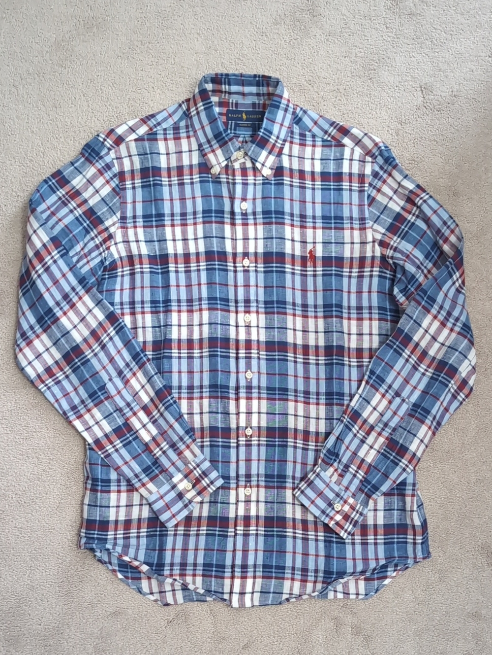 Polo Ralph Lauren Linen Button Down Shirt